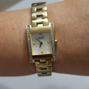 Citizen Women's Gold Tone Watch with Crystal Details